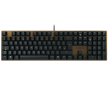CHERRY KC 200 MX Tastatur Universal USB QWERTY Englisch Schwarz, Bronze