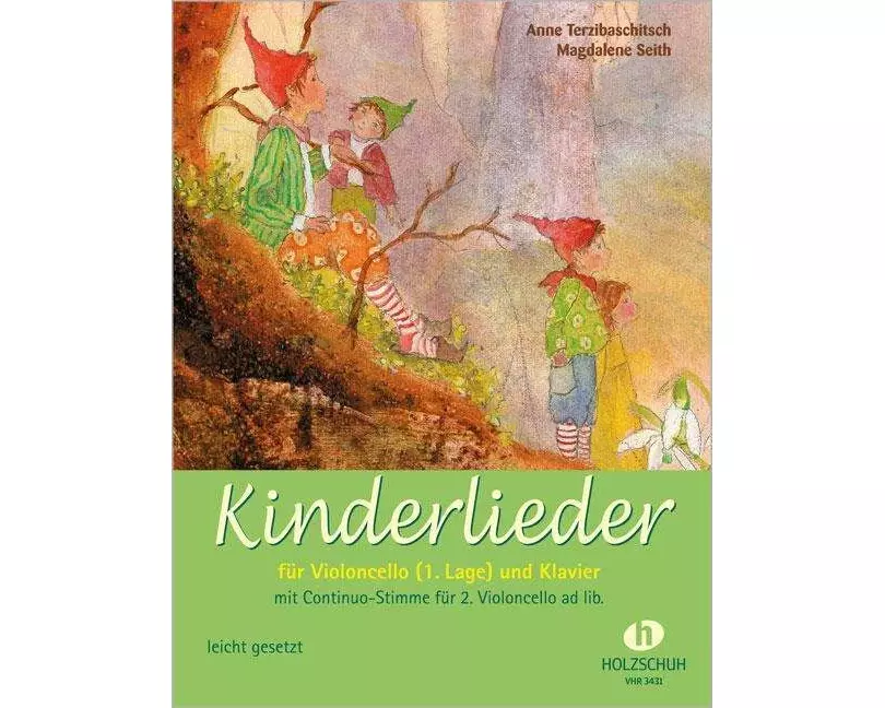 Kinderlieder für Violoncello (1. Lage) und Klavier