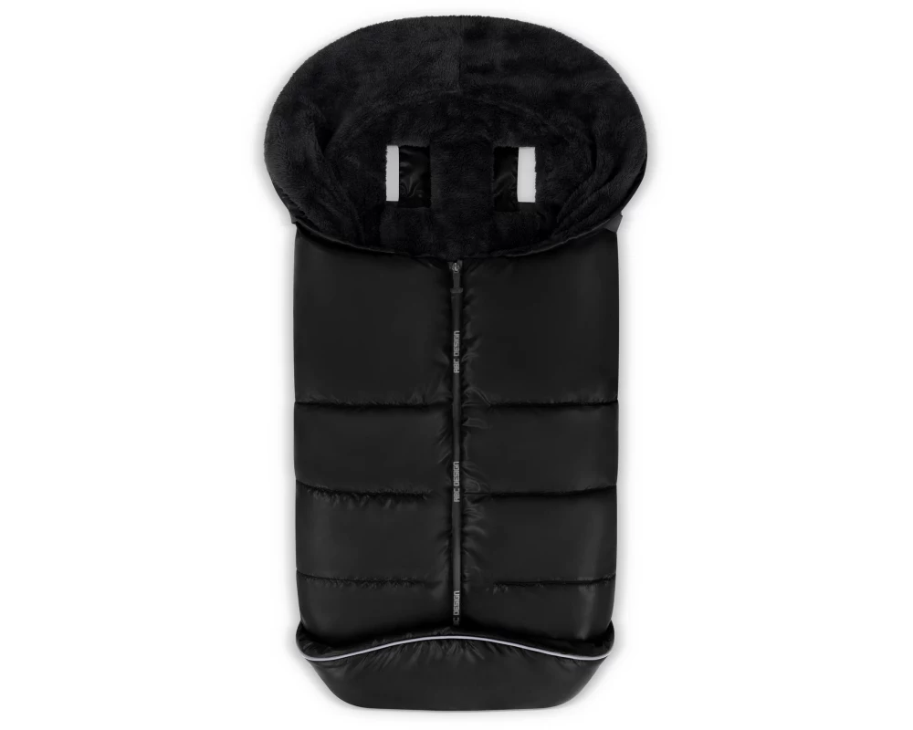 ABC Design Winterfusssack Polyester Schwarz 98 x 47 x 8 cm