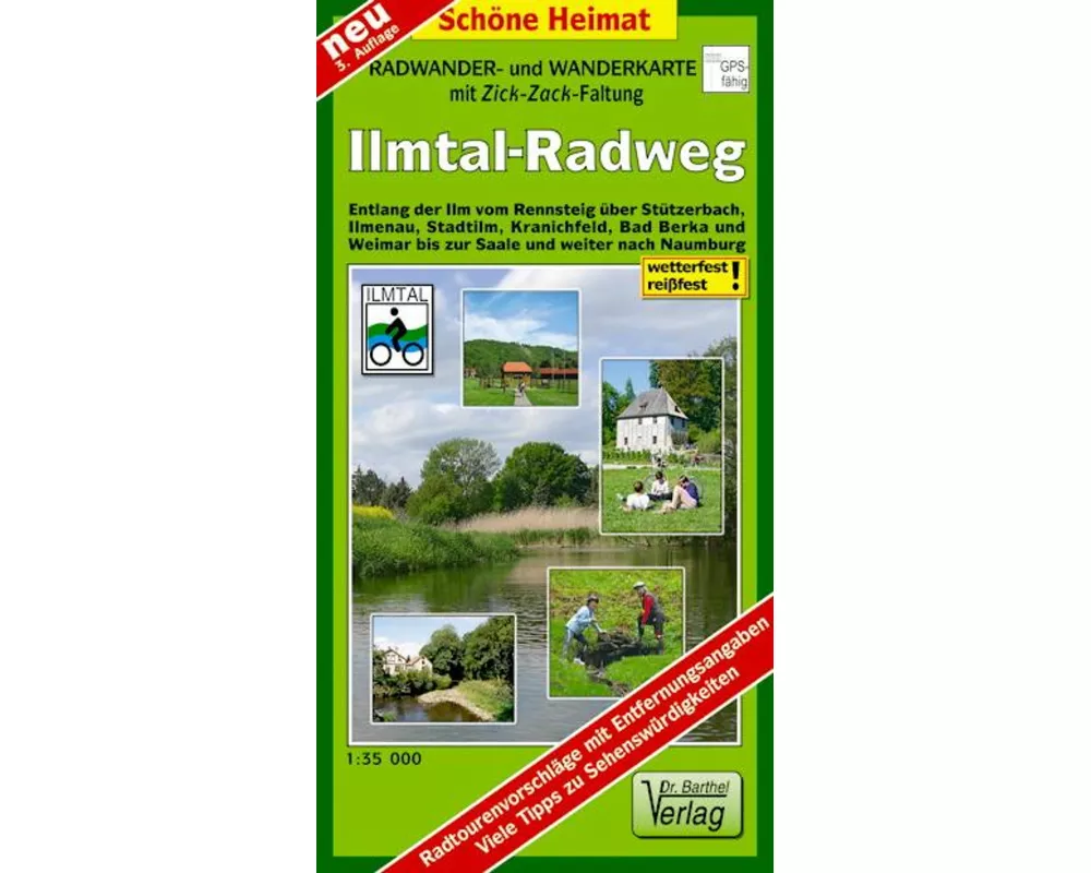 Ilmtal-Radwanderweg 1 : 35 000