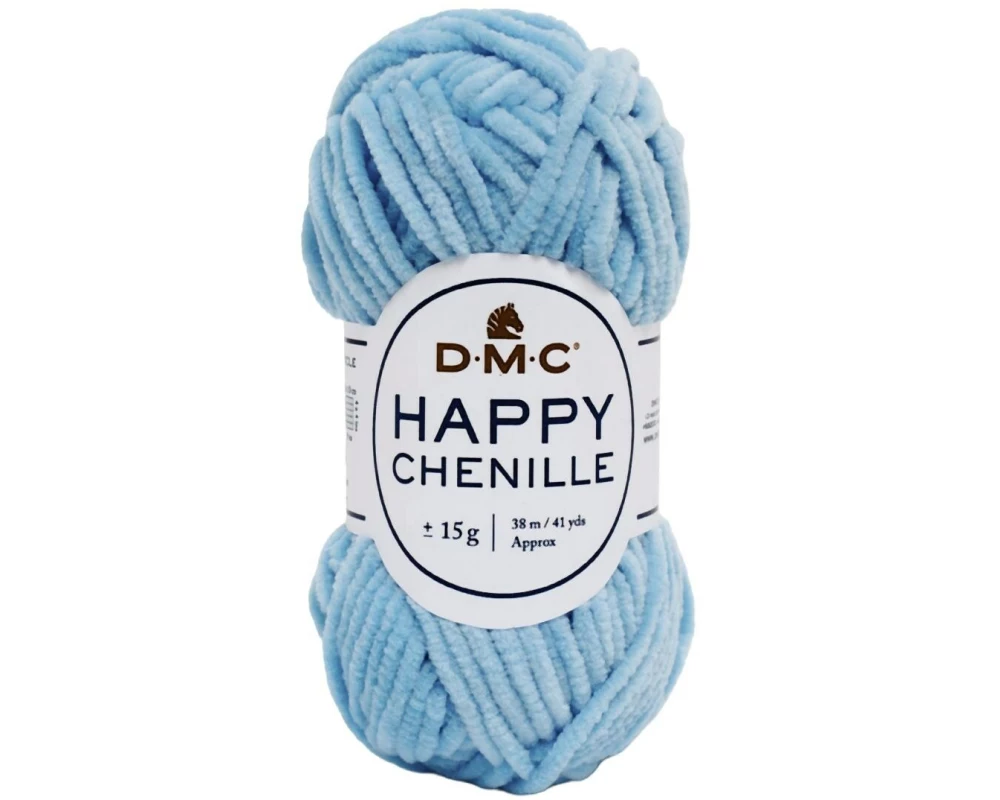 DMC Wolle Happy Chenille Hellblau, 38 m