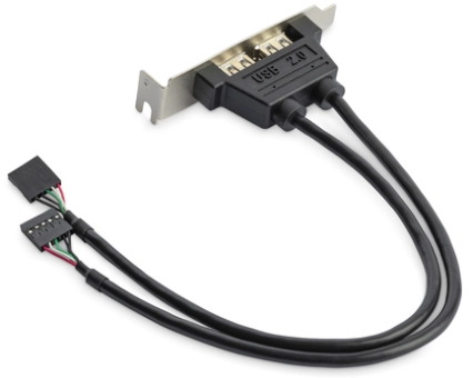 StarTech.com USBPLATELP interface cards/adapter Intern USB 2.0