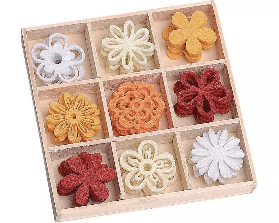 Heyda Streudeko Filz, Blumen