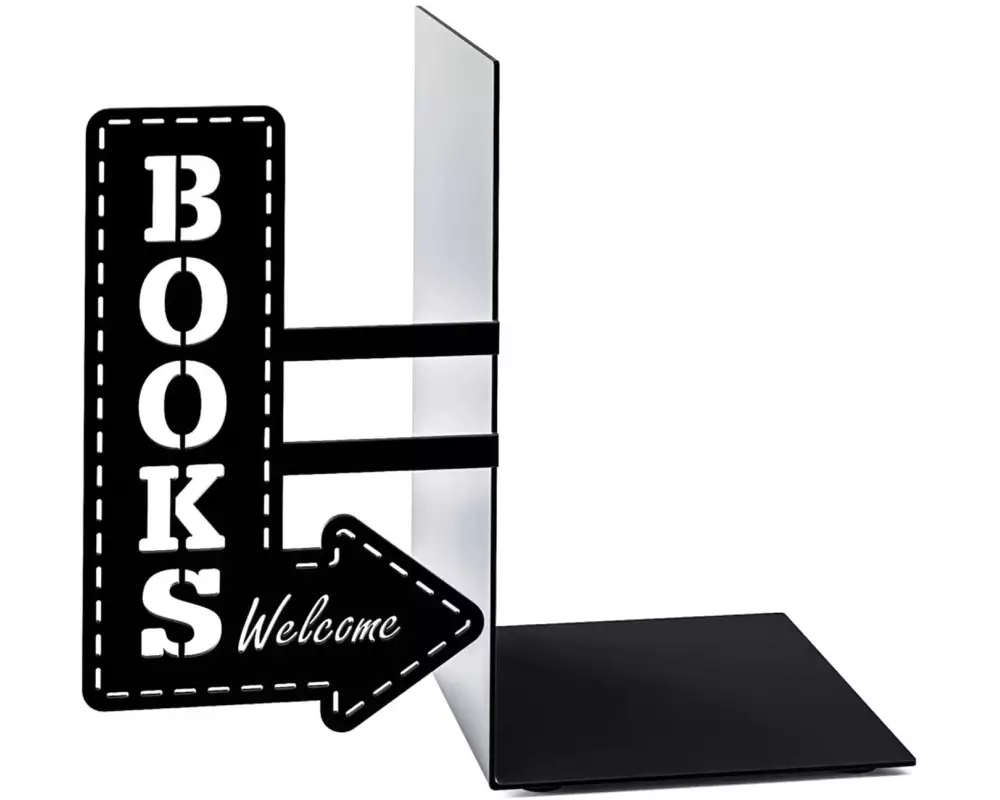 Trendform Buchstütze Bookshop Schwarz