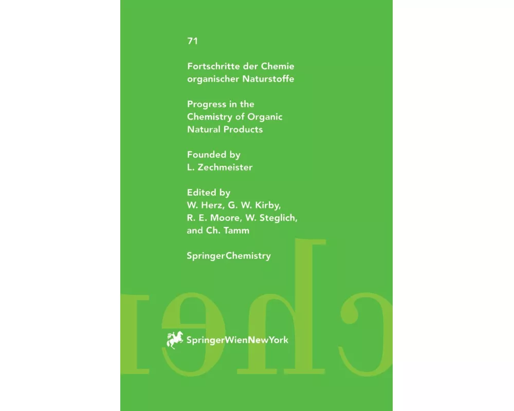 Fortschritte der Chemie organischer Naturstoffe / Progress in the Chemistry of Organic Natural Products