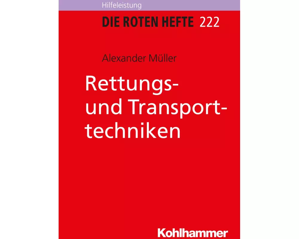 Rettungs- und Transporttechniken