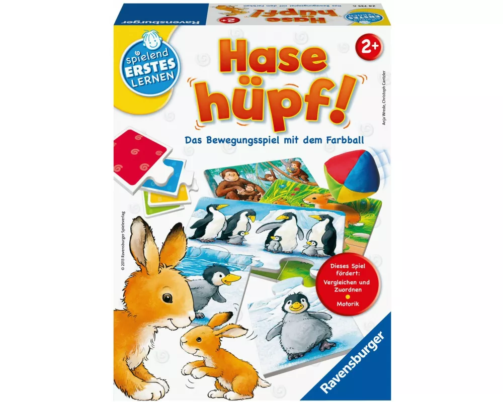 Hase hüpf! - Spiele für Kleinkinder ab 2 Jahre