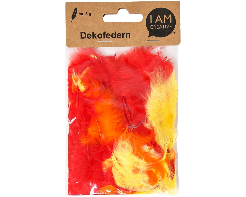 I AM CREATIVE Dekofedern 3g 4060.41 Mix 1, 5-8cm