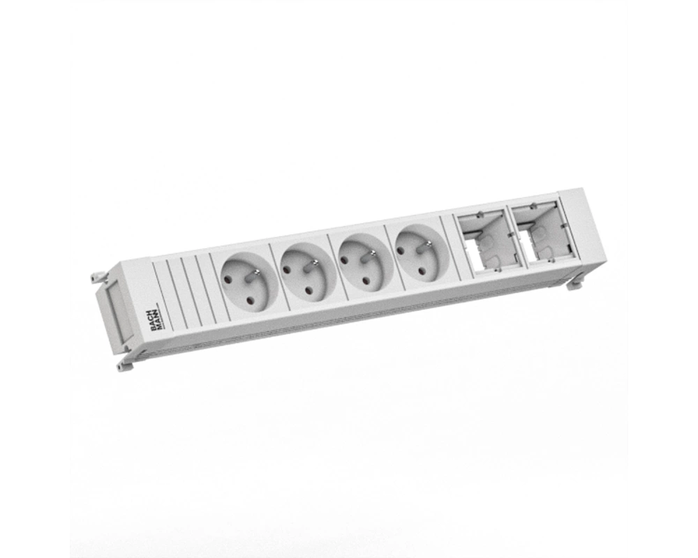 BACHMANN POWER FRAME 4xUTE 2xCM 0,2m GST18 RAL9010