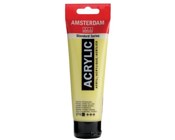 AMSTERDAM Acrylfarbe 120ml 17092742 nickeltit.gelb 274
