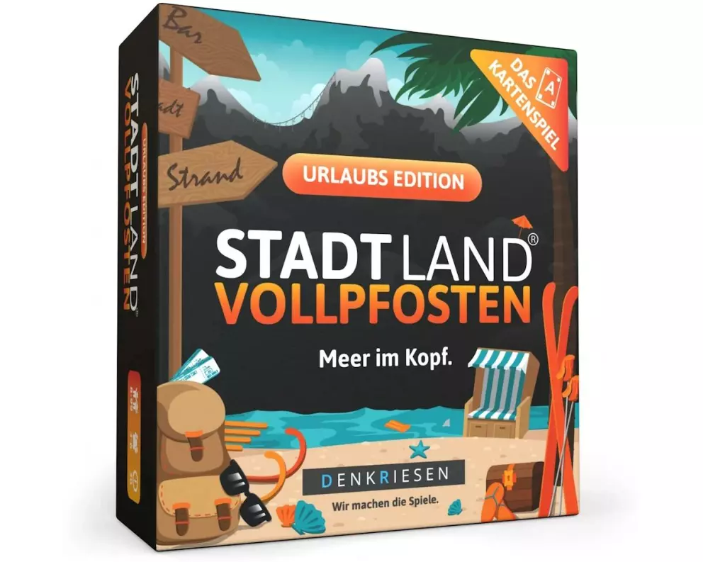 Denkriesen Partyspiel STADT LAND VOLLPFOSTEN – Meer im Kopf