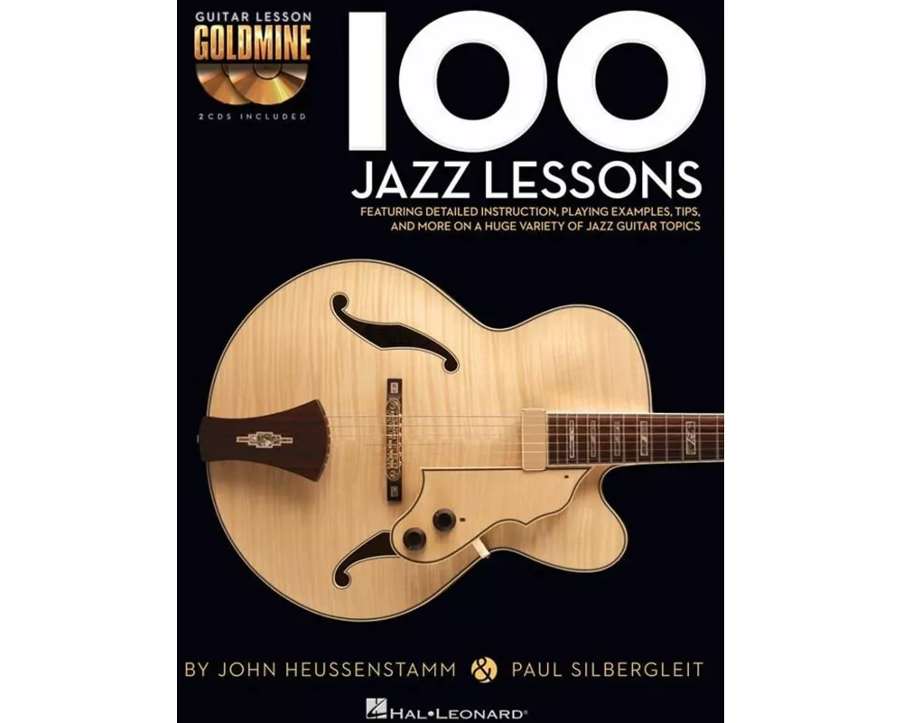 100 Jazz Lessons Guitar Lesson Goldmine Series Book/Online Audio