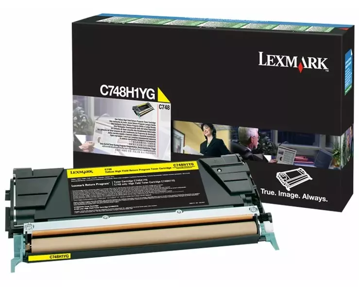 LEXMARK C748 Toner yellow high Capacity 10.000 pages returnprogram