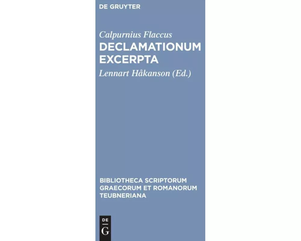 Declamationum excerpta