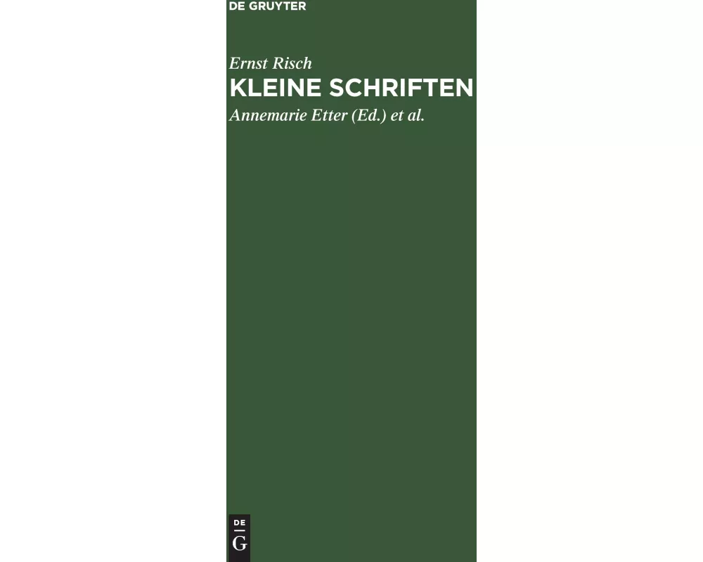 Kleine Schriften
