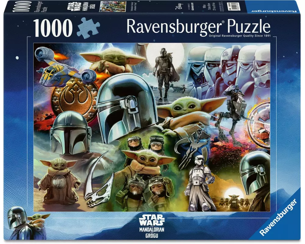 Ravensburger Puzzle Star Wars Mandalorian und Grogu 1000 Teile