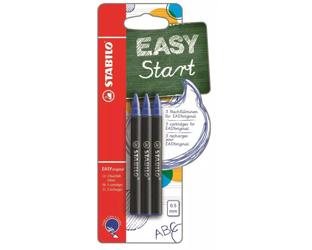 STABILO EASYoriginal Start Refill blaue Tine 0.5 mm