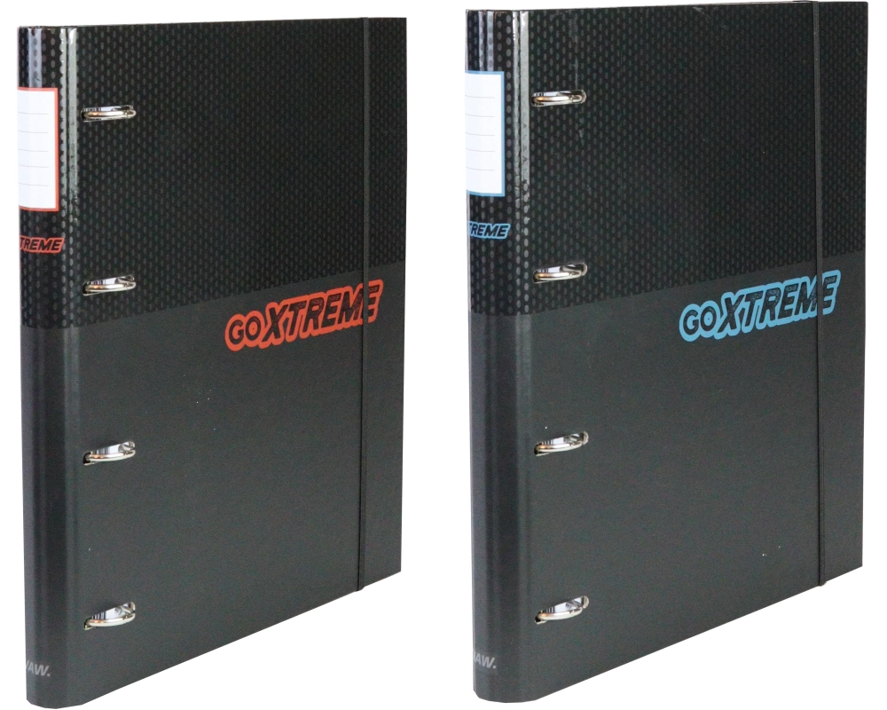 ANCOR Ringbuch GoXtreme 111057 schwarz 4 Ring A4, Refill