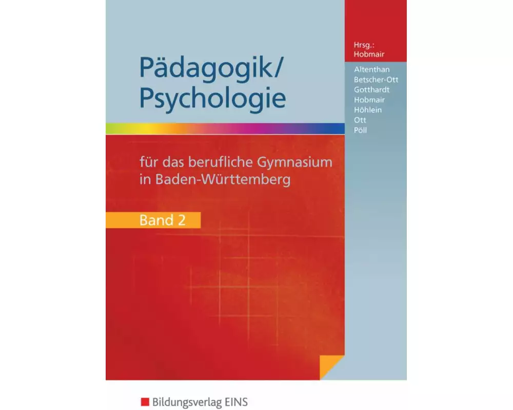 Pädagogik/Psychologie für das Berufliche Gymnasium in Baden-Württemberg