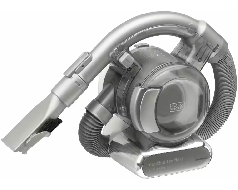 Black & Decker Akku-Handsauger Dustbuster Flexi Silber