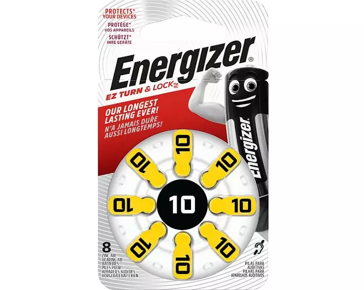 Energizer Hörgerätebatterie 10 , 8 Stück