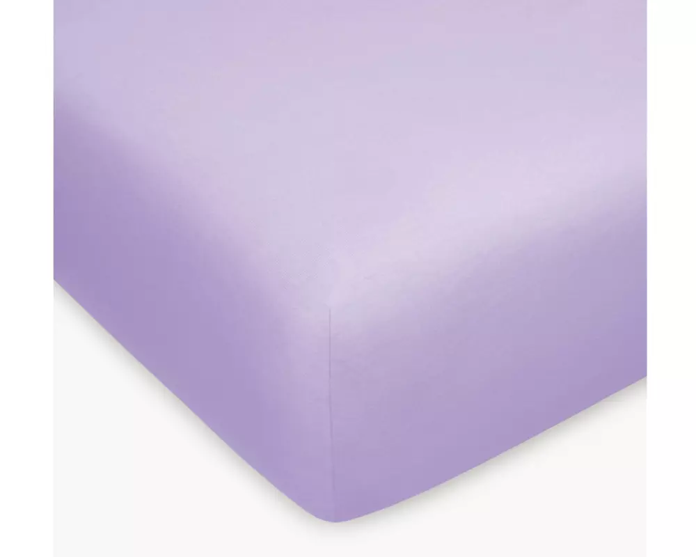 Home Fashion Fixleintuch Jersey Elasthan flieder, 180-200 x 200 cm