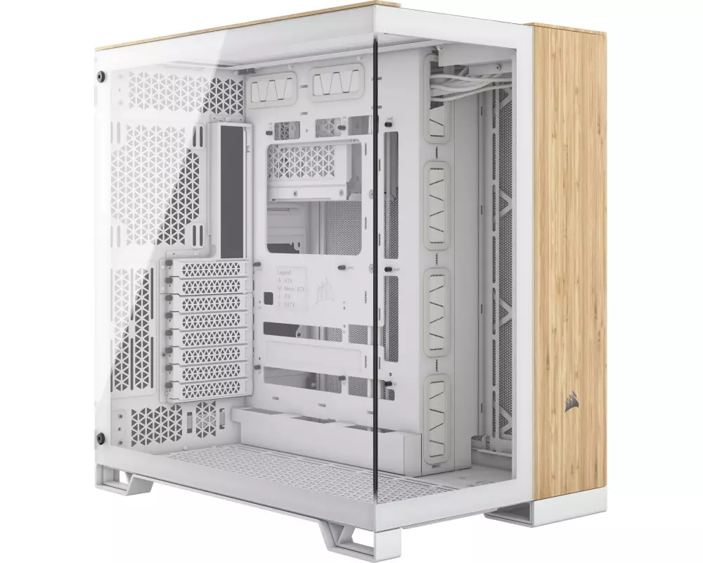 Corsair PC-Gehäuse 6500X Weiss/Bambus