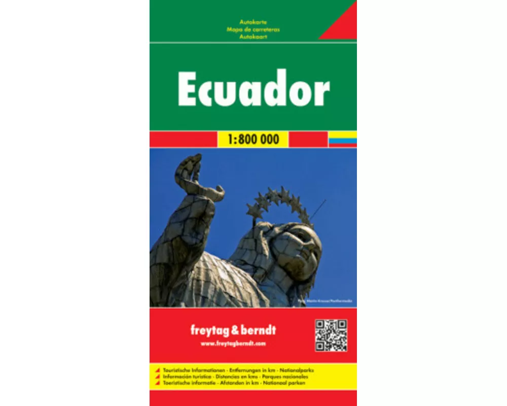 freytag & berndt Straßenkarte Ecuador 1:800.000