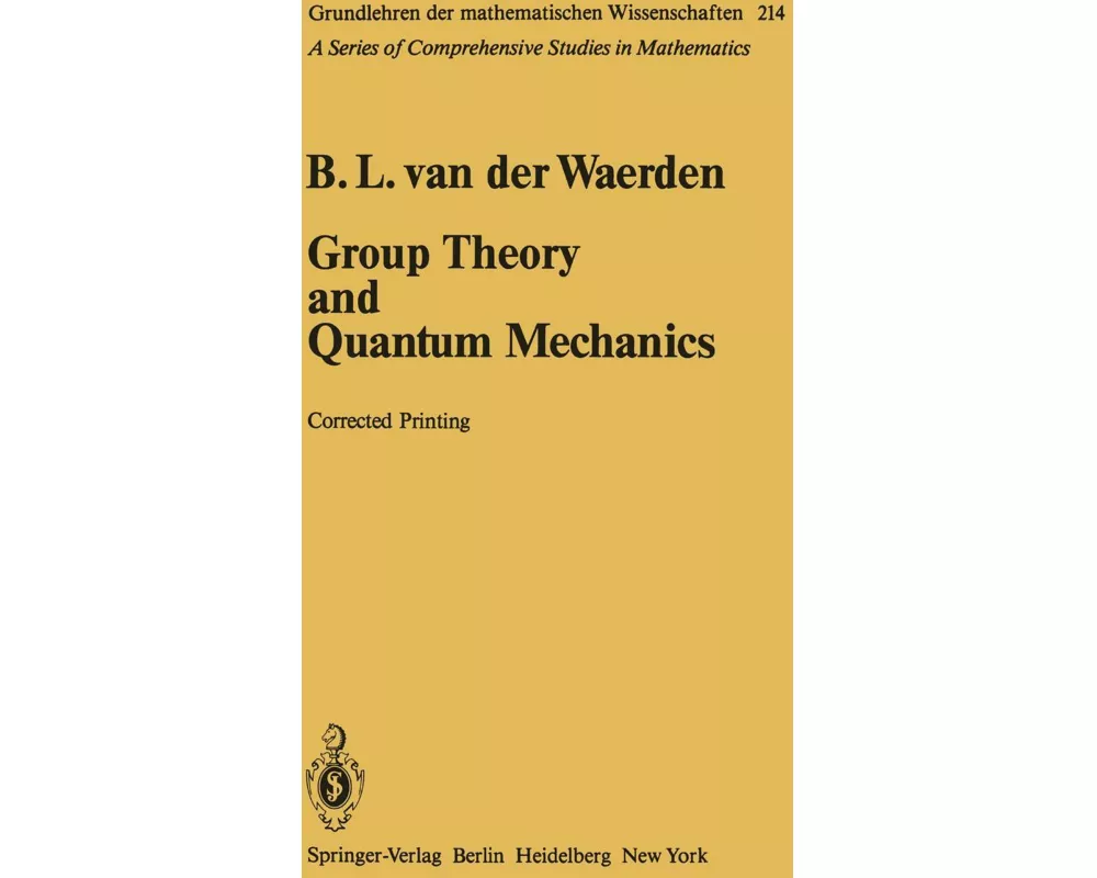 Group Theory and Quantum Mechanics
