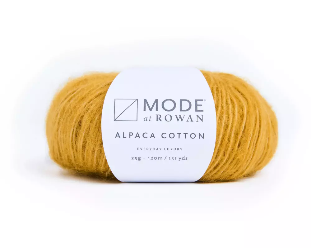 Mode at Rowan Wolle Alpaca Cotton 25 g, 120 m, Senf