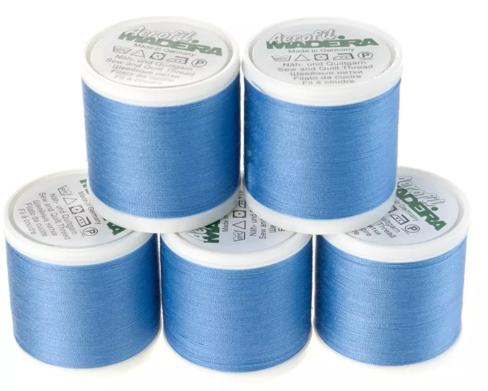 Madeira Näh-, Quilt und Overlockgarn Aerofil 120 Mittelblau