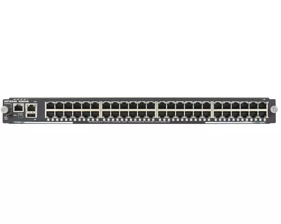 NETGEAR Chassis Switch XCM8948-10000S, M6100 Blade 48X1G RJ45 Port