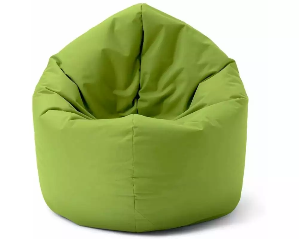 Lumaland Runder Sitzsack 2 in 1, 300 l Polyester (PES), Grün