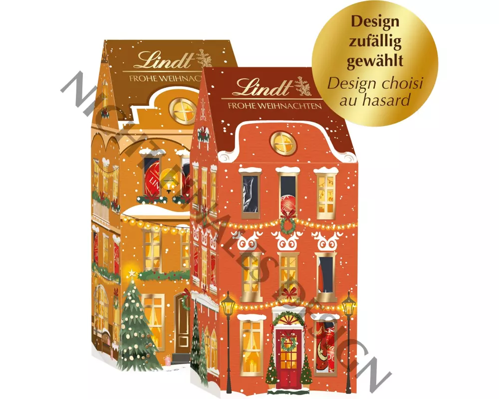 Lindt Pralinen Winterdorf Edition Assortiert, 135 g
