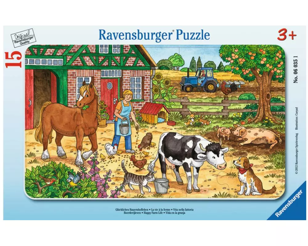 Ravensburger Puzzle Glückliches Bauernhofleben