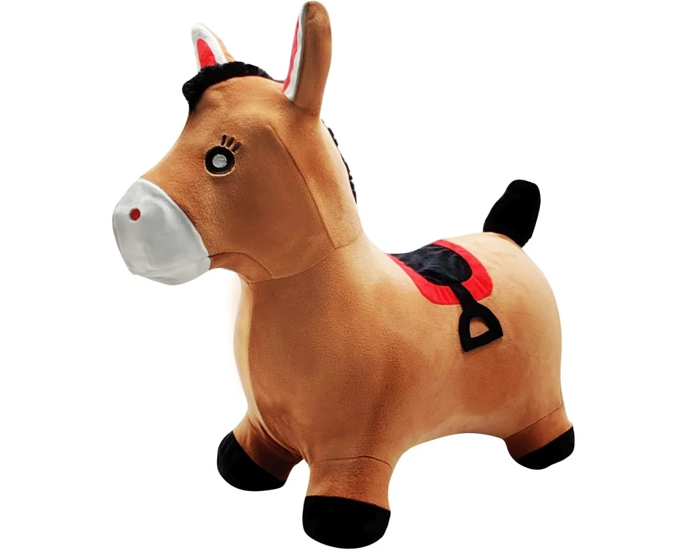 Lexibook Aufblasbares Springpferd Braun