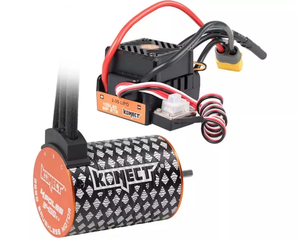 Konect Brushless-Antriebsset 3400Kv 60Amp WP Motor 4P 3650SL