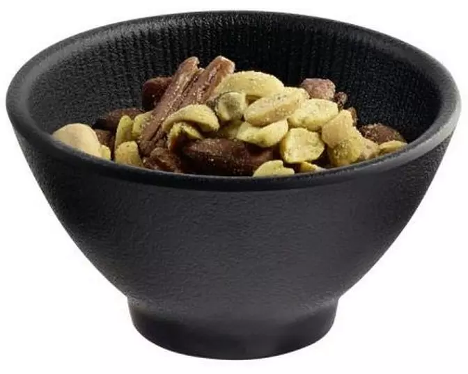 APS Schale APS Bowl Nero Rund 10 cm, Schwarz