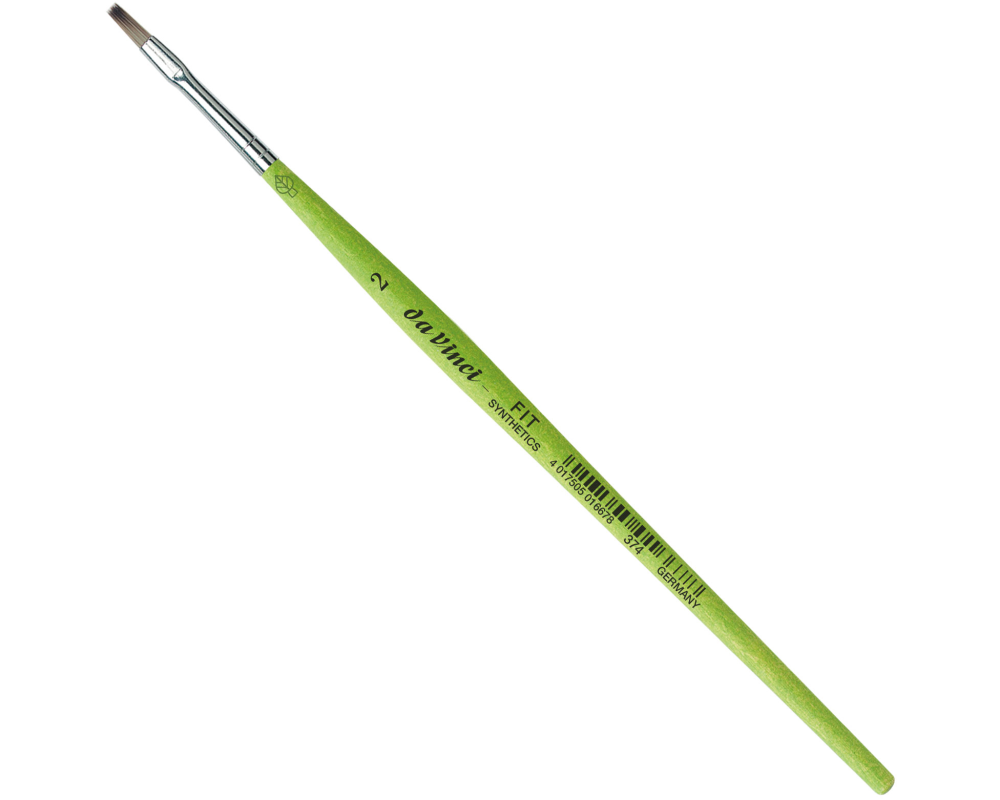 DA VINCI Flachpinsel Fit Synthetics VA-374_2 Grösse 2, Synthetik