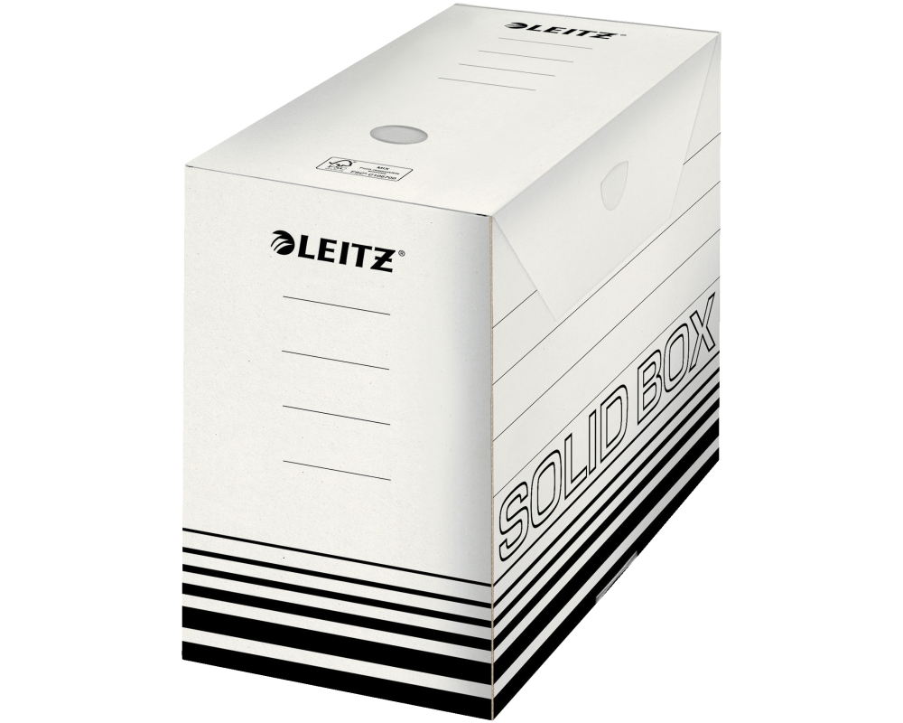 LEITZ Solid Box A4 6129-00-01 weiss 150x257x330mm