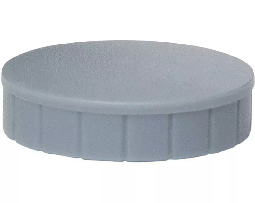 Maul Haftmagnet Solid Ø 32 mm, 800 g, Grau, 10 Stück