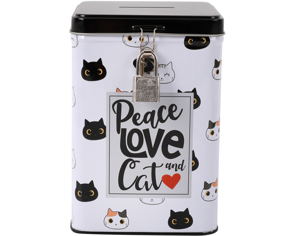 ROOST Sparkasse mit Schloss XL2031 Cat 15.3x10.6x10.6cm