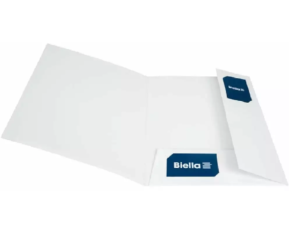 Biella Präsentationsmappe Pearl #1, A4, Weiss, 25 Stück