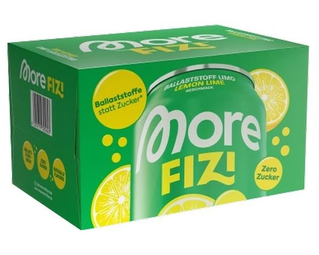 More Nutrition Fizi Ballaststoffreich, Zitrone-Limette-Geschmack