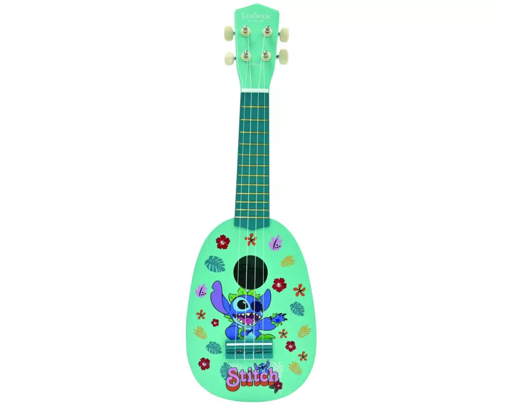 Lexibook Ukulele Stitch aus Holz mit Nylonsaiten 53 cm
