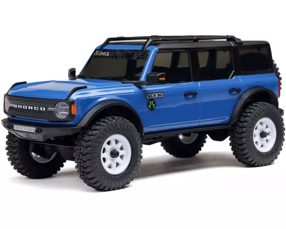 Axial Rock Crawler SCX30 Ford Bronco 1:30 RTR Blau