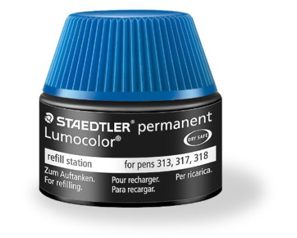 STAEDTLER Lumocolor permanent 15ml 48717-3 blau