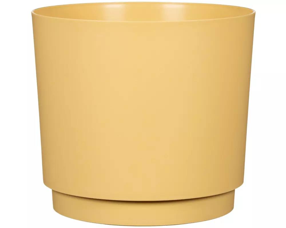 scheurich Blumentopf Plano Matt Yellow, 29 cm