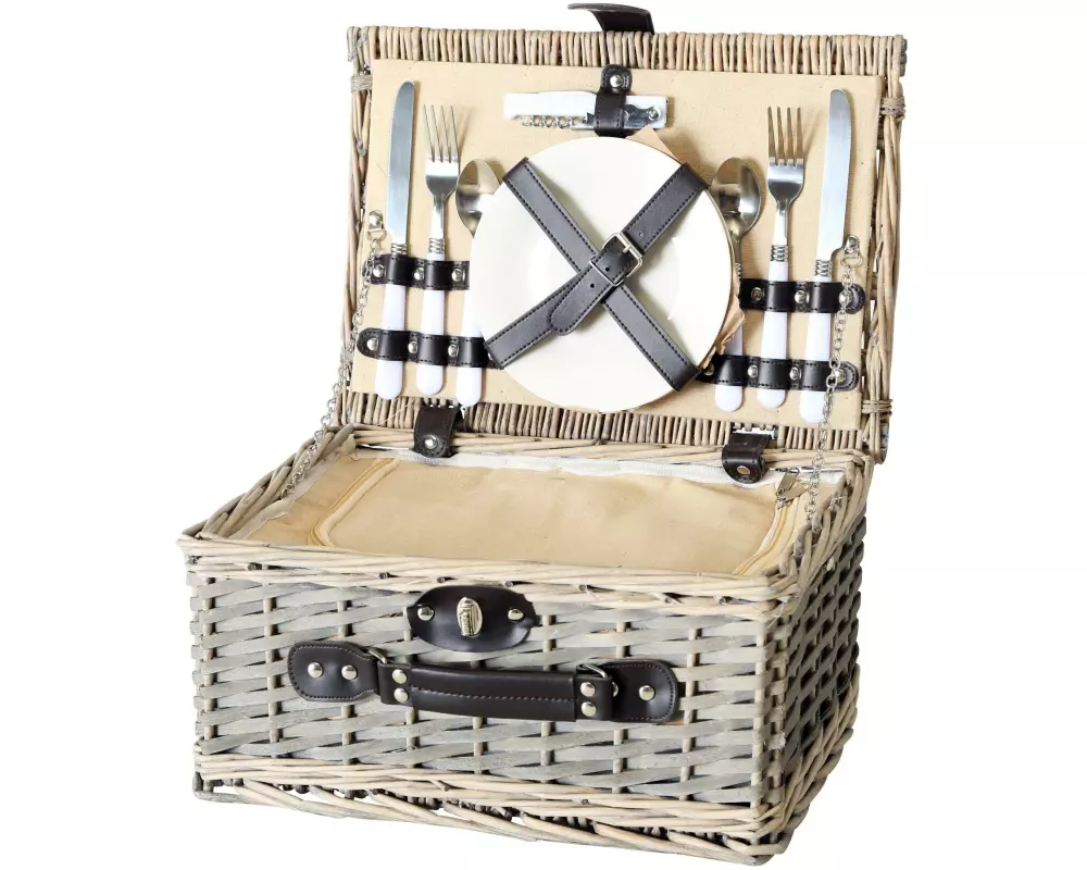 Boltze Picknickkorb Ariege 14-teilig
