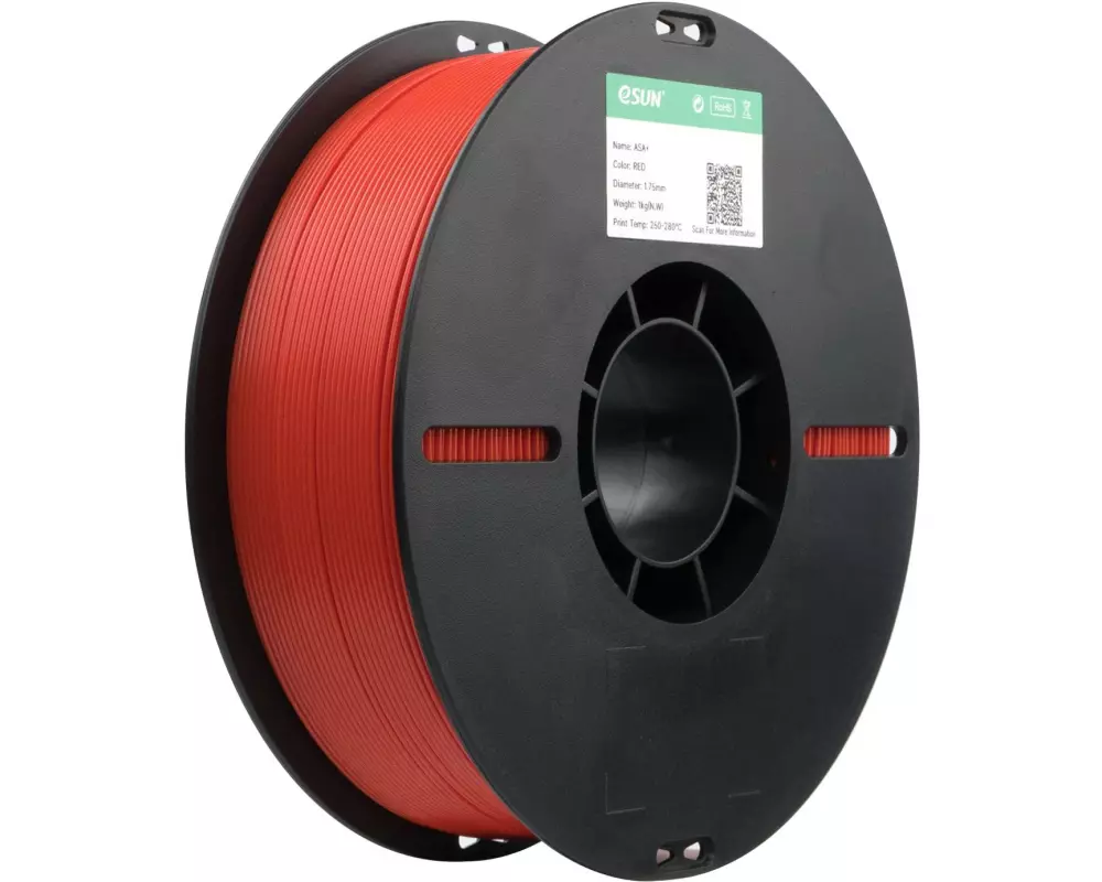 eSun Filament ASA+, Rot 1.75 mm 1 kg